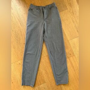 Vintage Riders Blue Houndstooth Cotton Pants